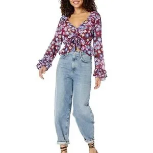 フリーピープル Free People Maybel Blouse レディース シャツ トップス Shiraz Combo Free People | Tops | Nwt Free People Maybel Blouse Shiraz